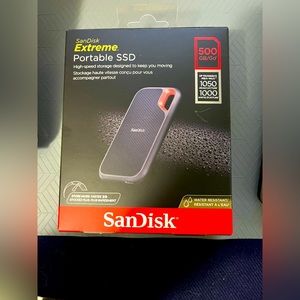 New!SanDisk Extreme Portable SSD 500GB